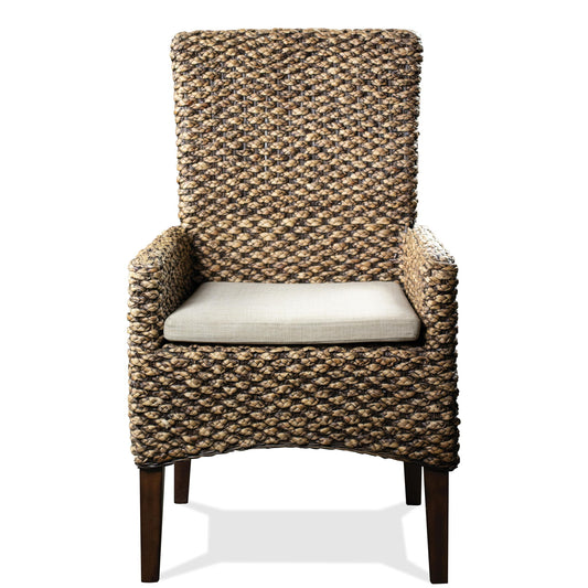 Mix-N-Match Chairs - Woven Arm Upholstered Chair (Set of 2) - Hazelnut