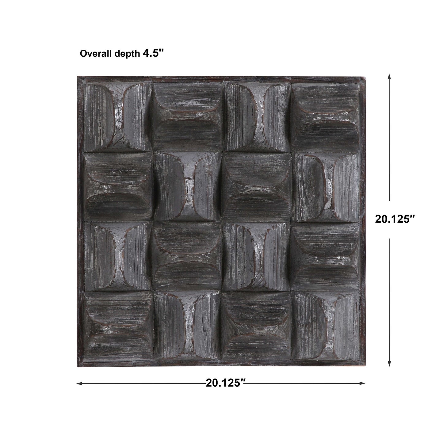 Pickford - Wood Wall Decor - Dark Gray