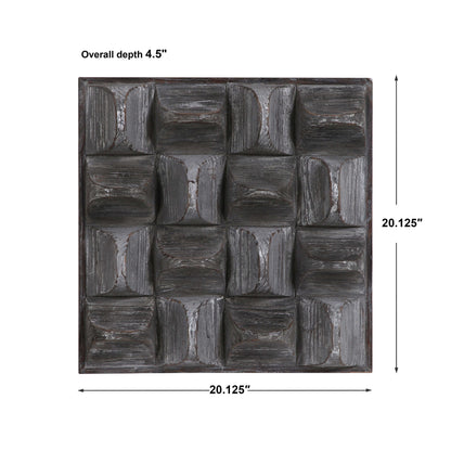 Pickford - Wood Wall Decor - Dark Gray