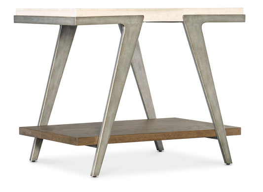 Commerce And Market - Boomerang Side Table - White