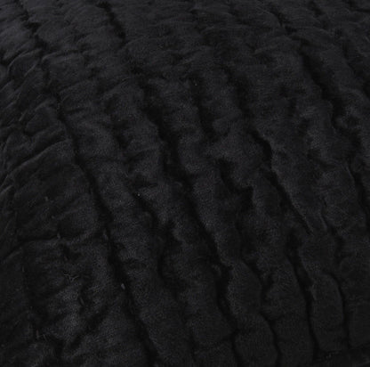 Bari - Velvet Standard Sham - Onyx