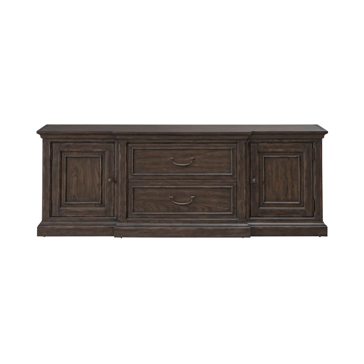 Paradise Valley - 78" Entertainment Console - Dark Brown