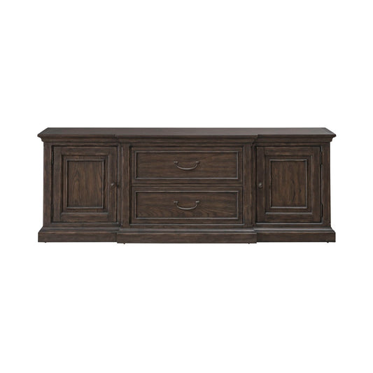 Paradise Valley - 78" Entertainment Console - Dark Brown