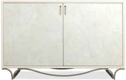 Melange - White Lotus Hall Chest - White