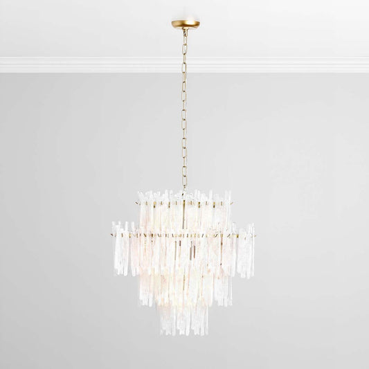 Everly - Chandelier Square - Clear/White