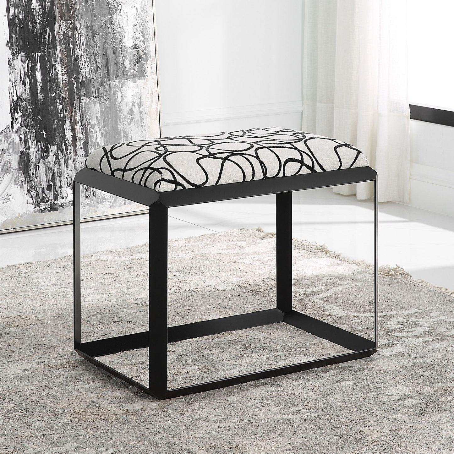 Curls - Small Bench - Gray