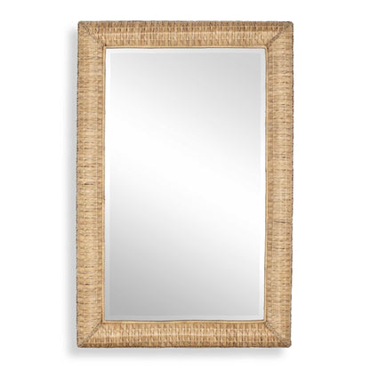 Twisted Seagrass - Large Mirror - Woodtone