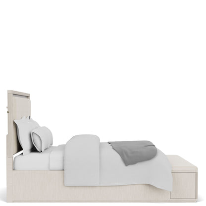 Alexis - King Storage Footboard - Latte Essence