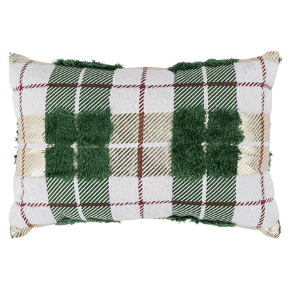 Holiday - VE Plaid Texture Pillow