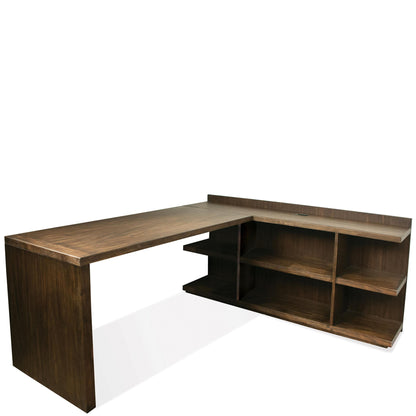 Perspectives - Return Desk - Brushed Acacia - Wood