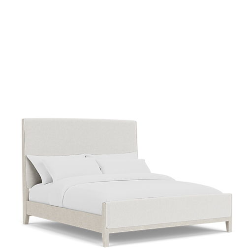 Carmella - King Upholstered Footboard - Pebble Oak