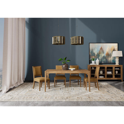 Halbrooke - Upholstered Back Side Chair (Set of 2) - Light Brown