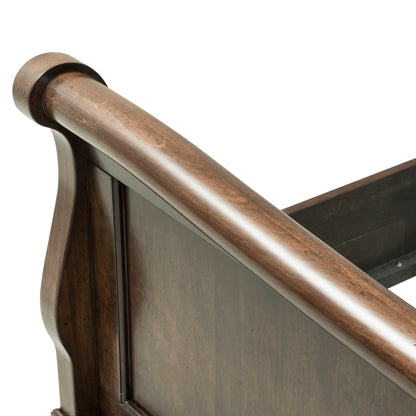 Rustic Traditions - King Sleigh Footboard - Dark Brown