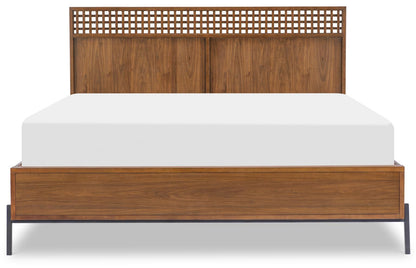 Midland - Queen Panel Footboard - Warm Amber