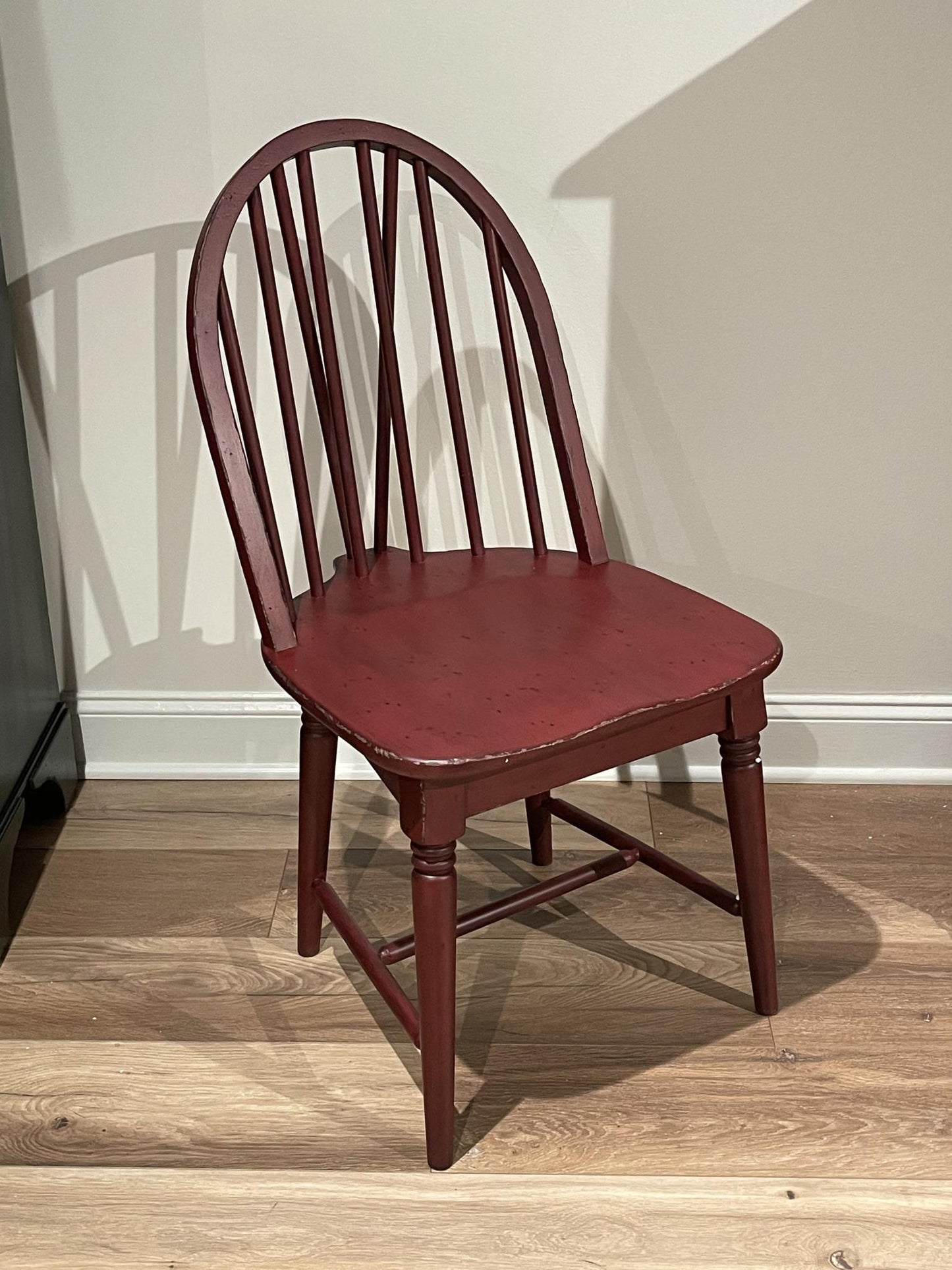 Vintage Market - Rush Seat Ladder Back Side Chair (Set of 2) - Spiced Apple