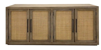 Jensen - 4 Door Cabinet - Taupe