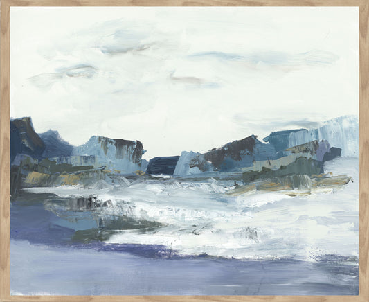 Guide - 48" x 72" Painting By Buddy Whitlock - Blue