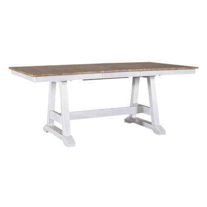 Lindsey Farm - Trestle Table Top - Weathered White