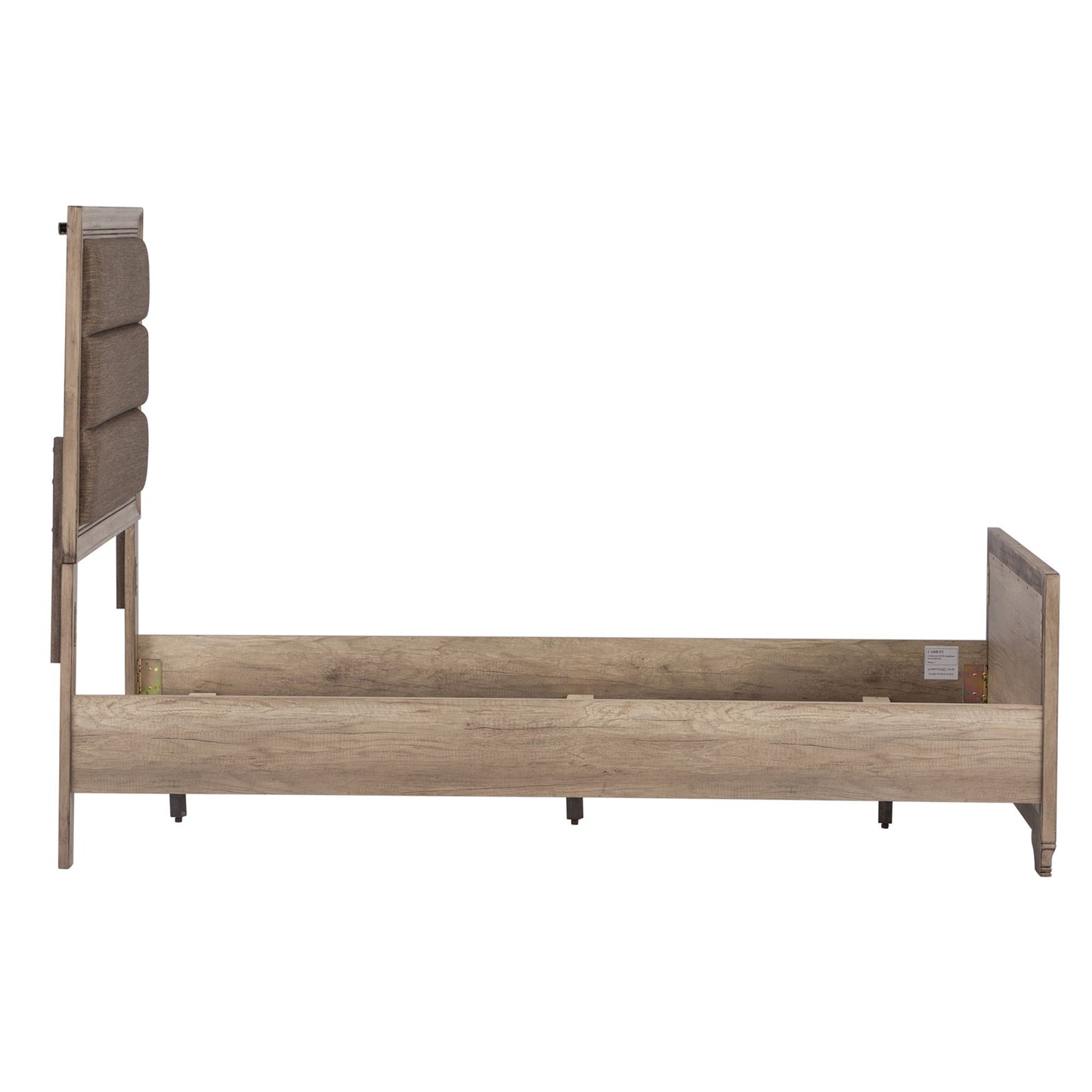 Sun Valley - Twin Upholstered Headboard & Footboard - Light Brown