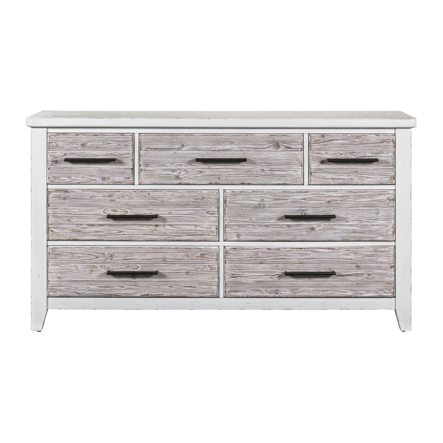 Backroads - 7 Drawer Dresser - White