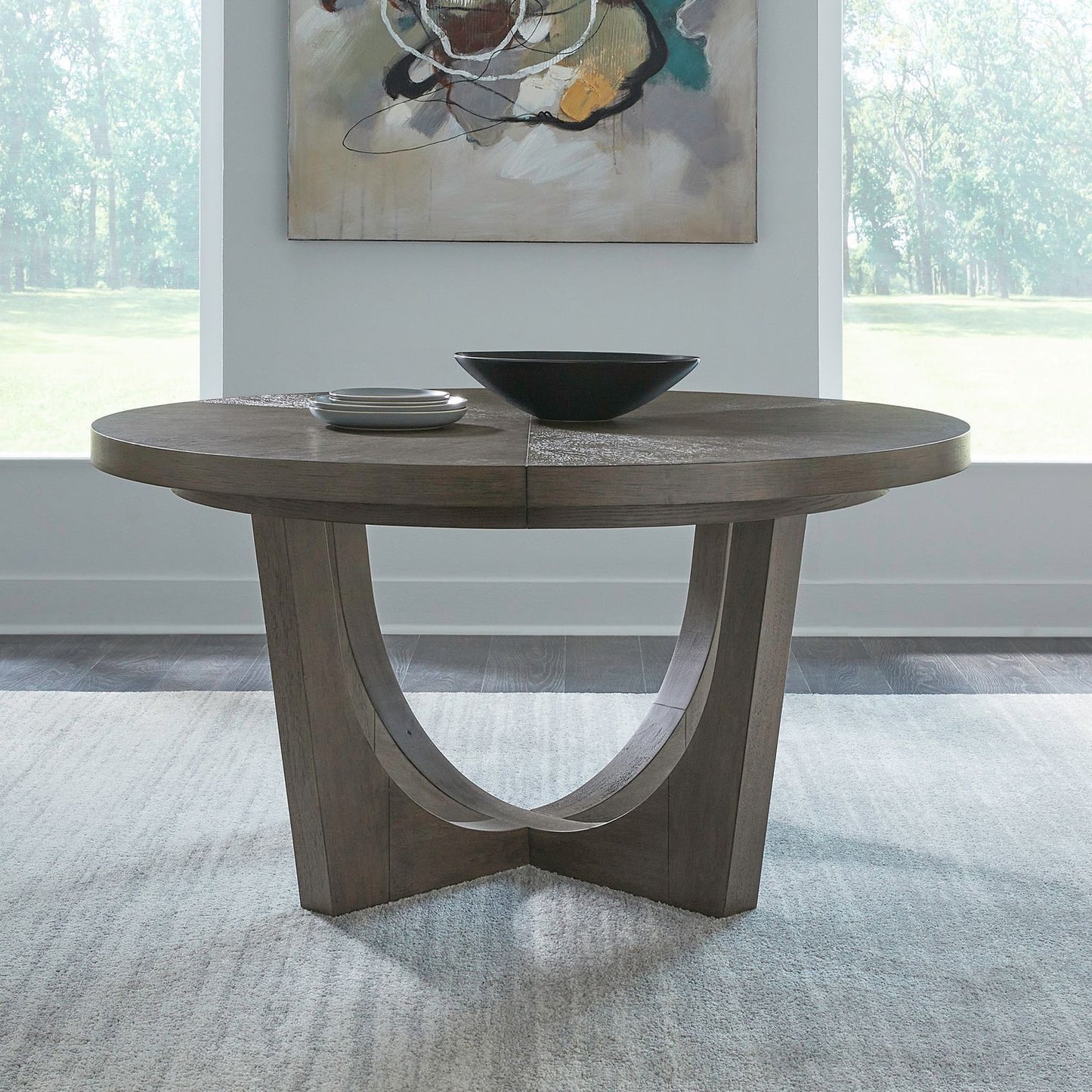 Cascade Falls - Pedestal Table - Brown