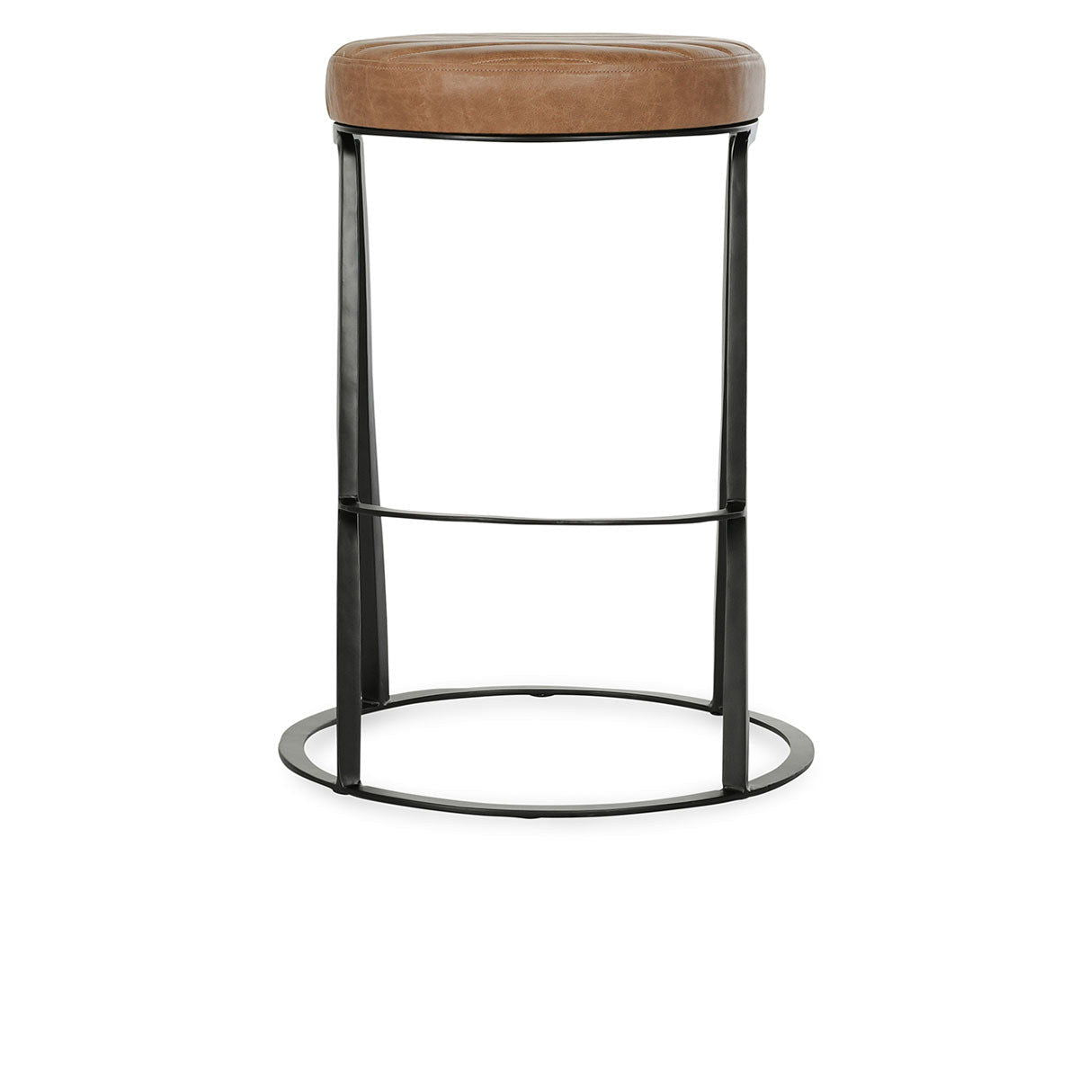 Sawyer - Leather Counter Stool - Chestnut Brown