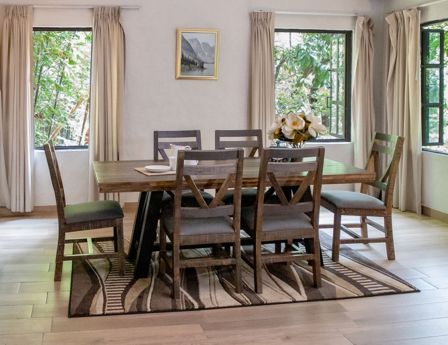 Loft - Table Top - Two Tone Gray / Brown