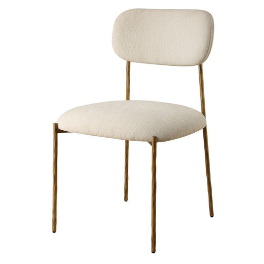 Capture - Dining Chair (Set of 2) - Gold / White