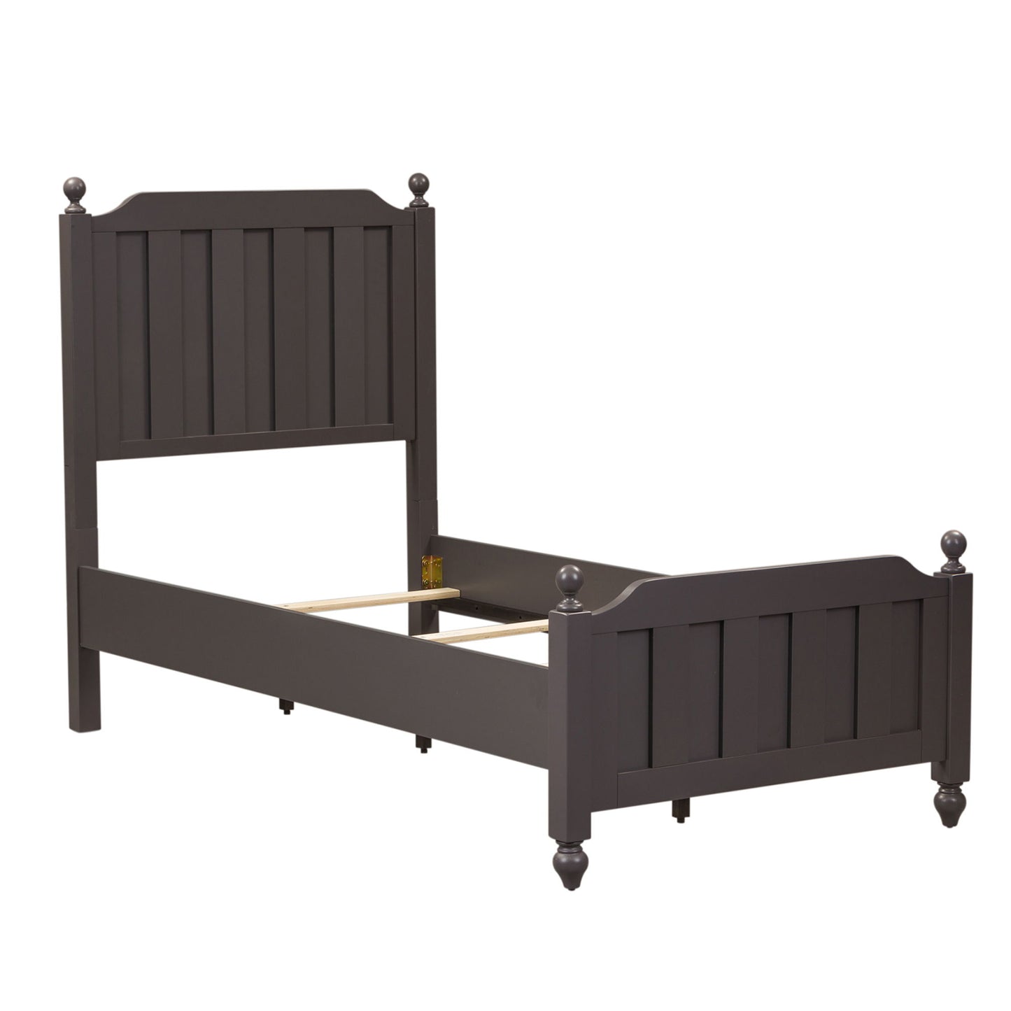 Cottage View - Full Panel Headboard & Footboard - Dark Gray