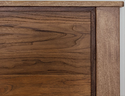 Natural Teca - King Headboard - Brown