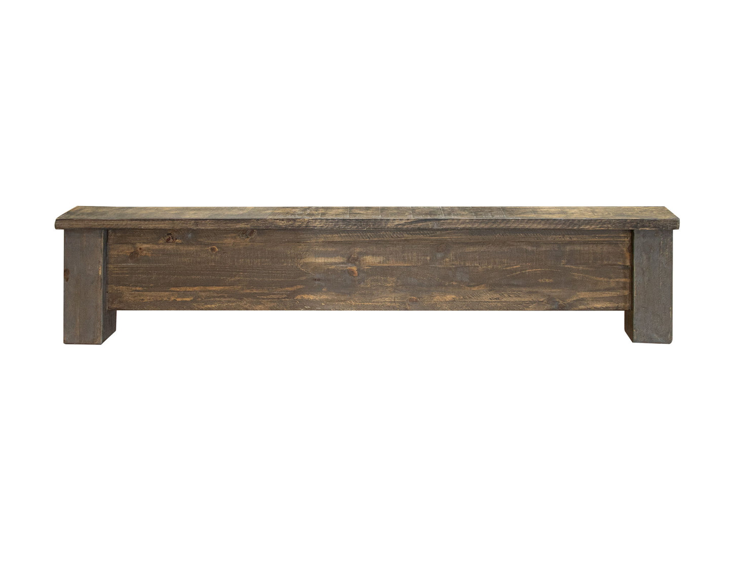 Loft - Queen Footboard & Rails - Two Tone Gray / Brown
