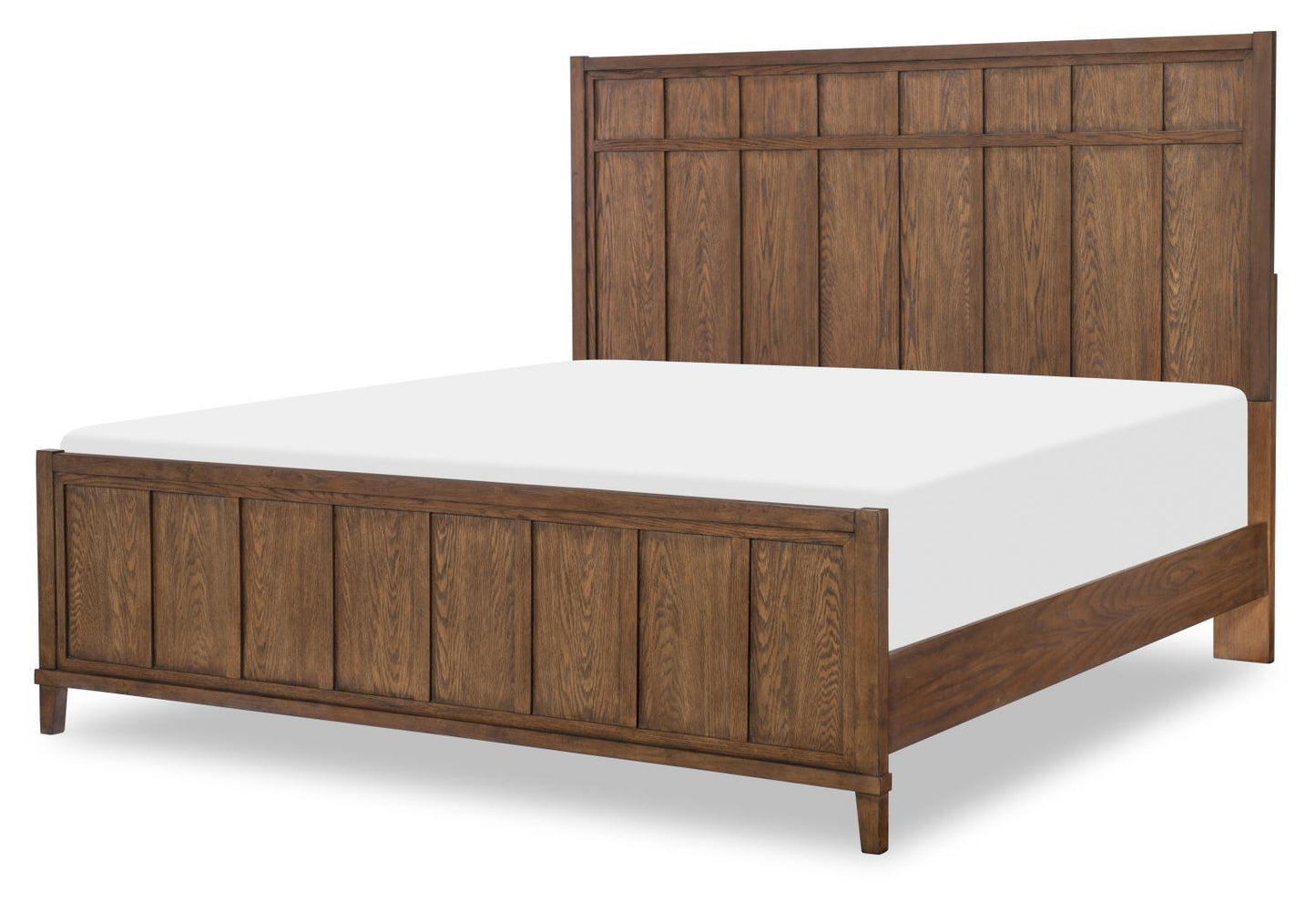 Horizons - Queen Panel Headboard - Dark Amber