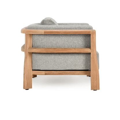 Aston - Outdoor Accent Chair - Natural / Gray