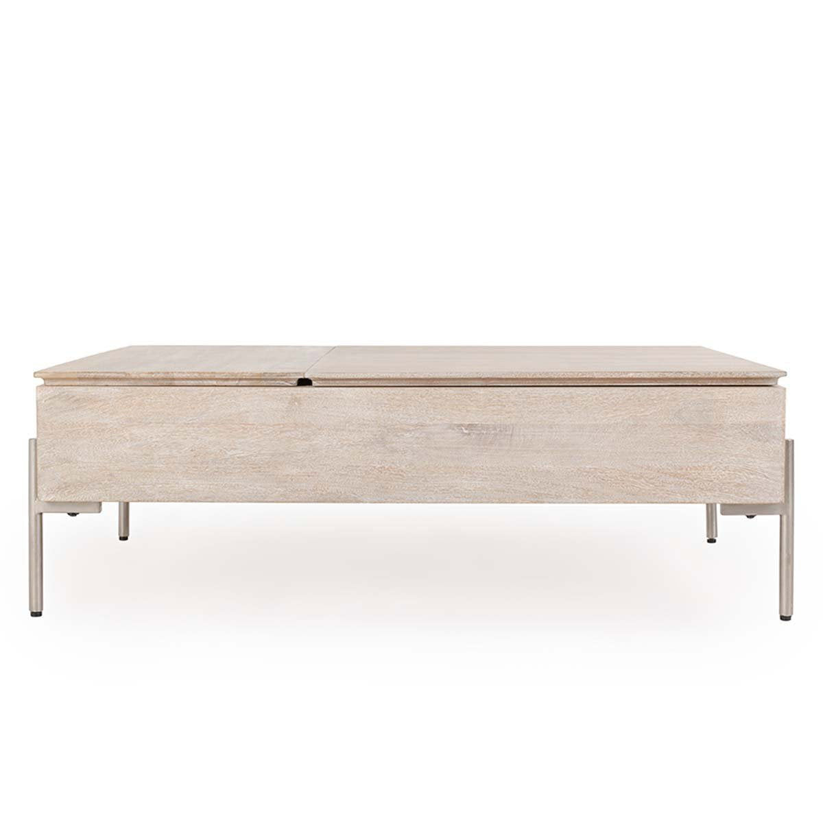 Rocklin - Double Lift Top Coffee Table - White