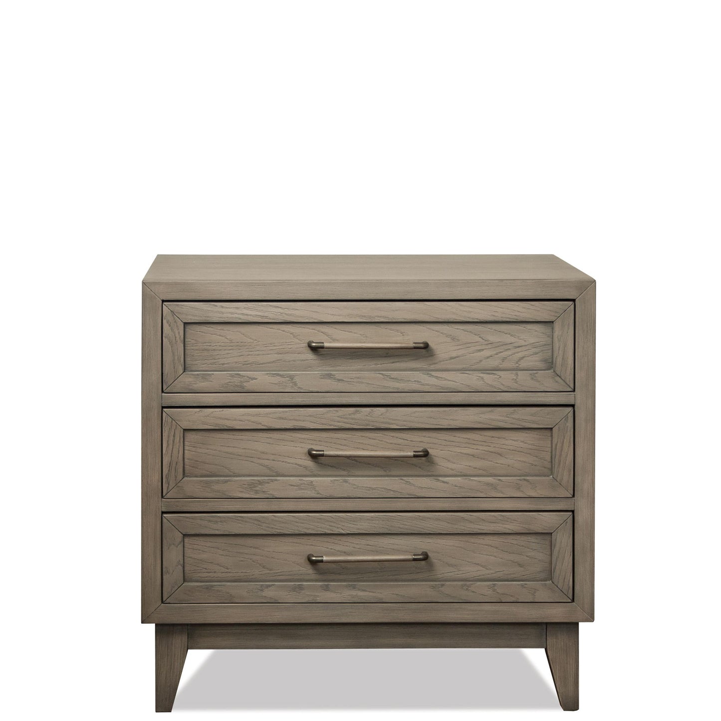 Vogue - 3 Drawer Nightstand - Dark Brown