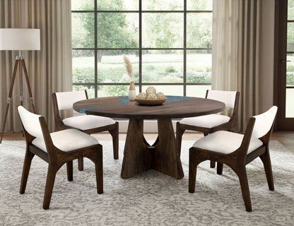 Zaphiro - Cross Table Base - Dark Brown