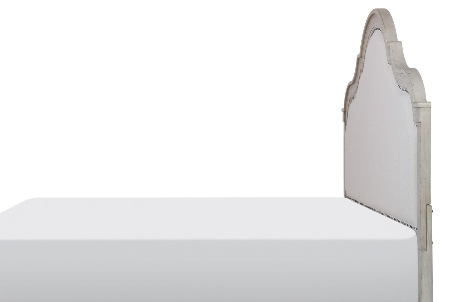 Belhaven - Queen Upholstered Headboard - Pearl Silver