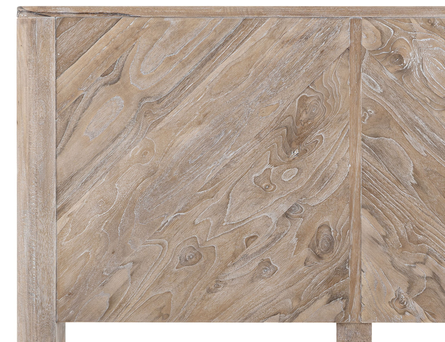 Balam - King Headboard - Ivory White