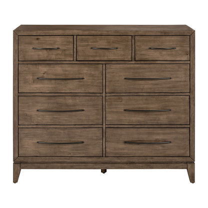 Shaker Lakes - 9 Drawer Chesser - Brown