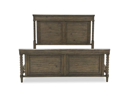 Seraphina - Queen / King Side Rails - Midnight Oak