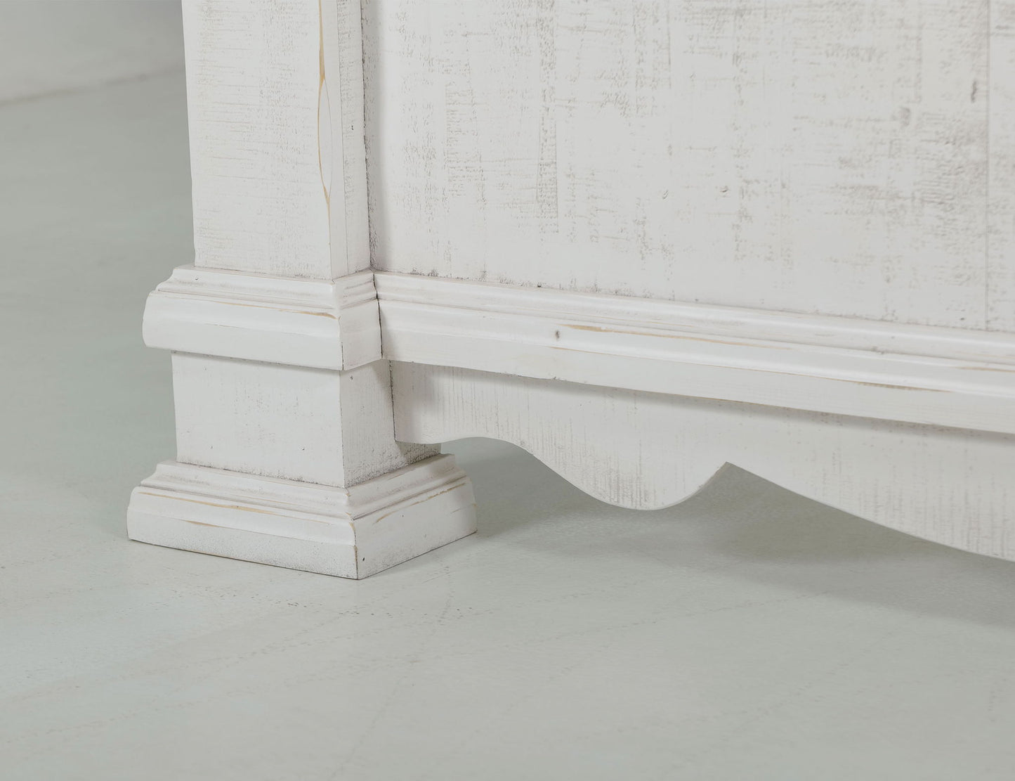 Bella - King Footboard - Vintage White