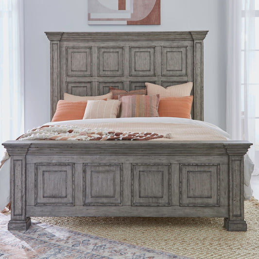 Big Valley - King Mansion Footboard - Gray