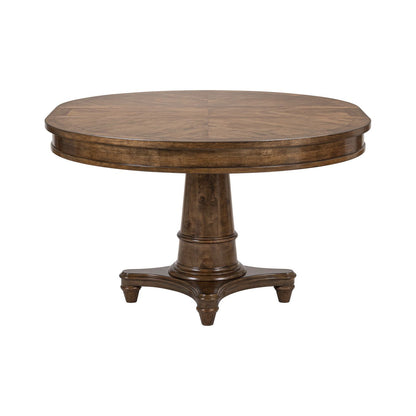 Harrison Heights - Pedestal Table Set - Sienna