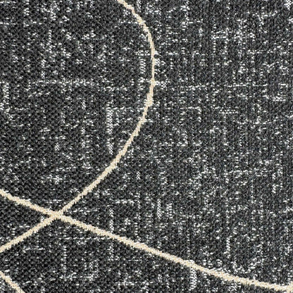 Loopy Loop - Outdoor Pillow - Onyx