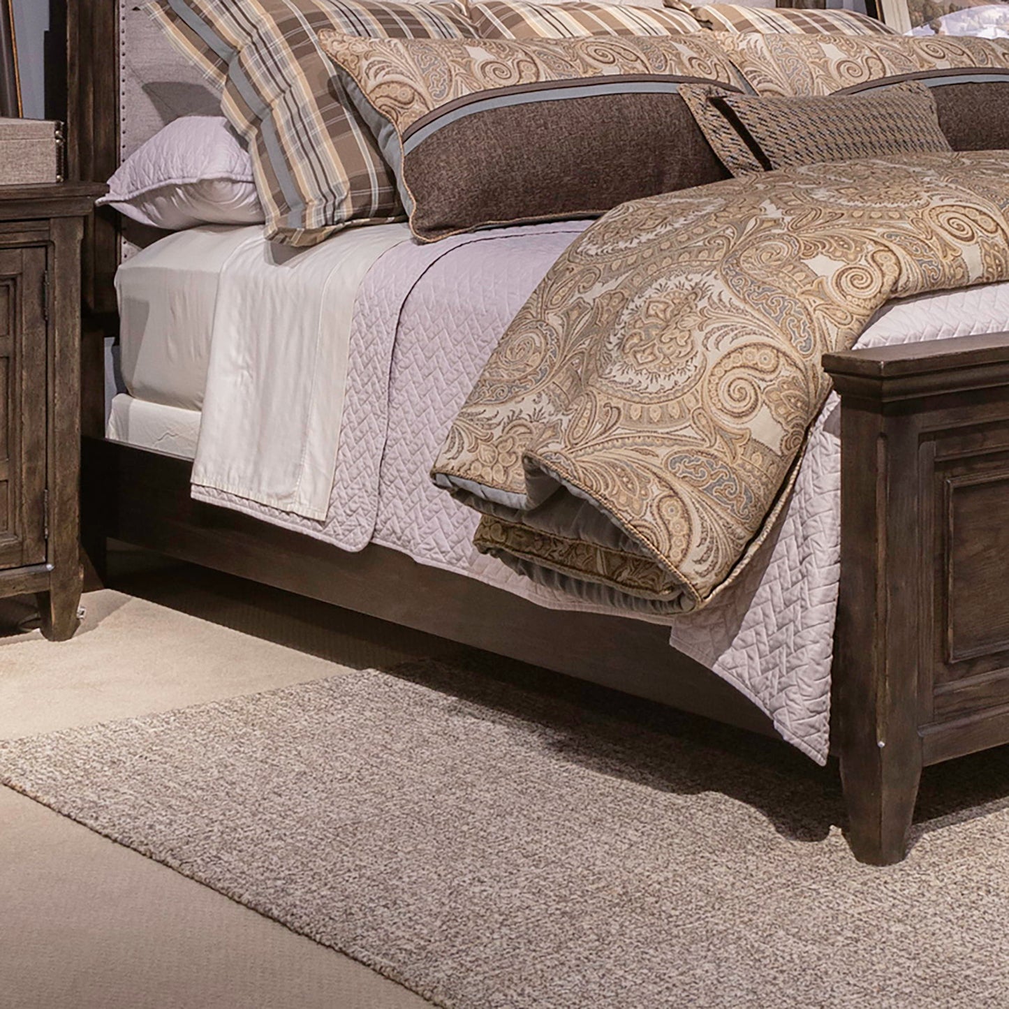 Paradise Valley - Panel Bed Rails - Dark Brown