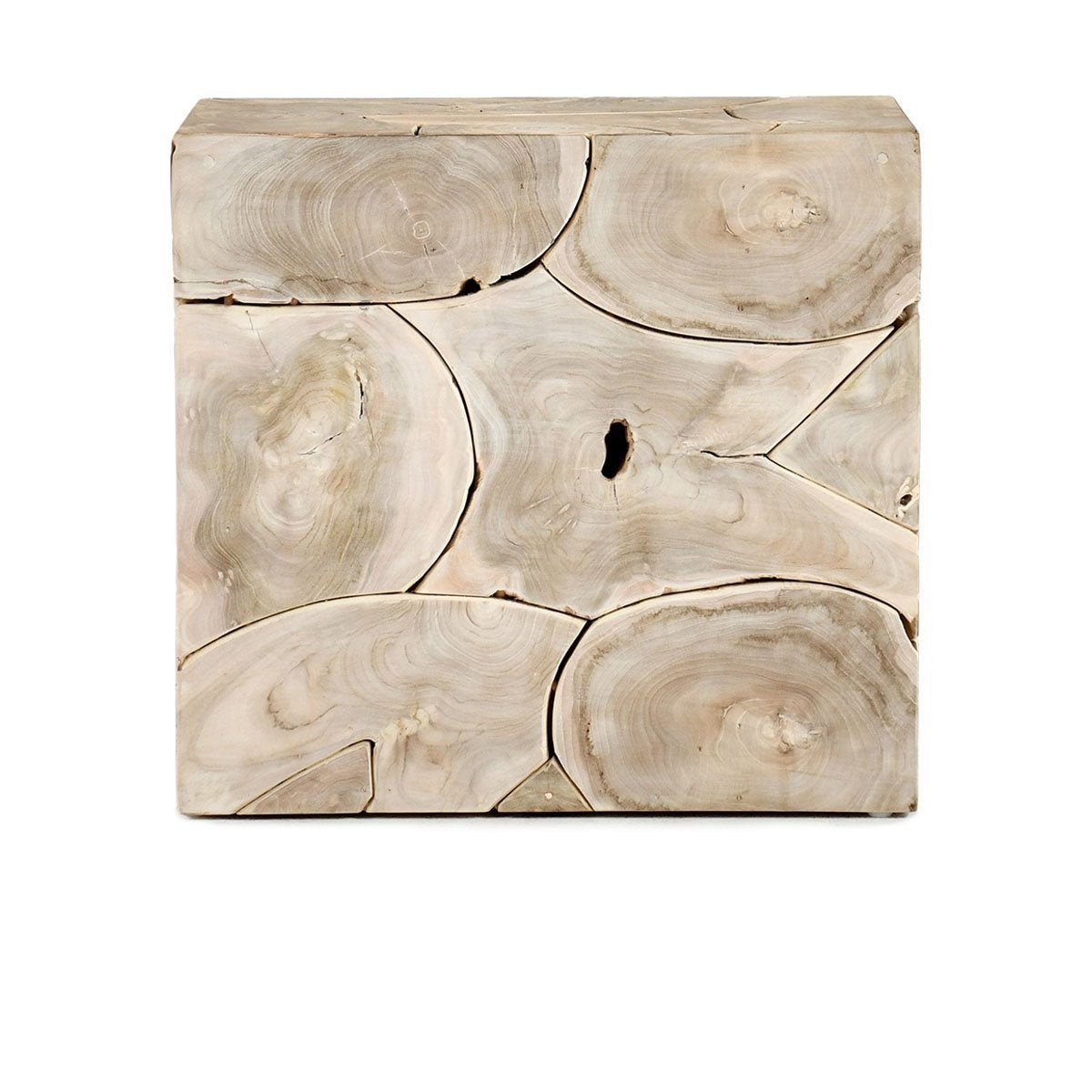 Sorrento - End Table - Bleached