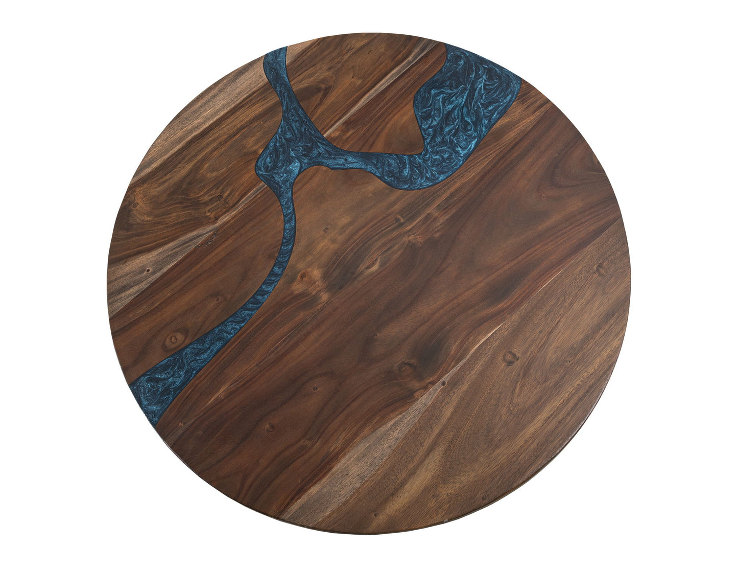 Zaphiro - Round Table Top - Dark Brown