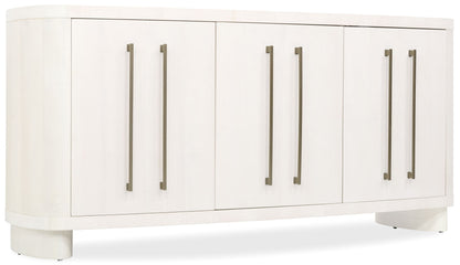 Melange - Bar None Credenza - White