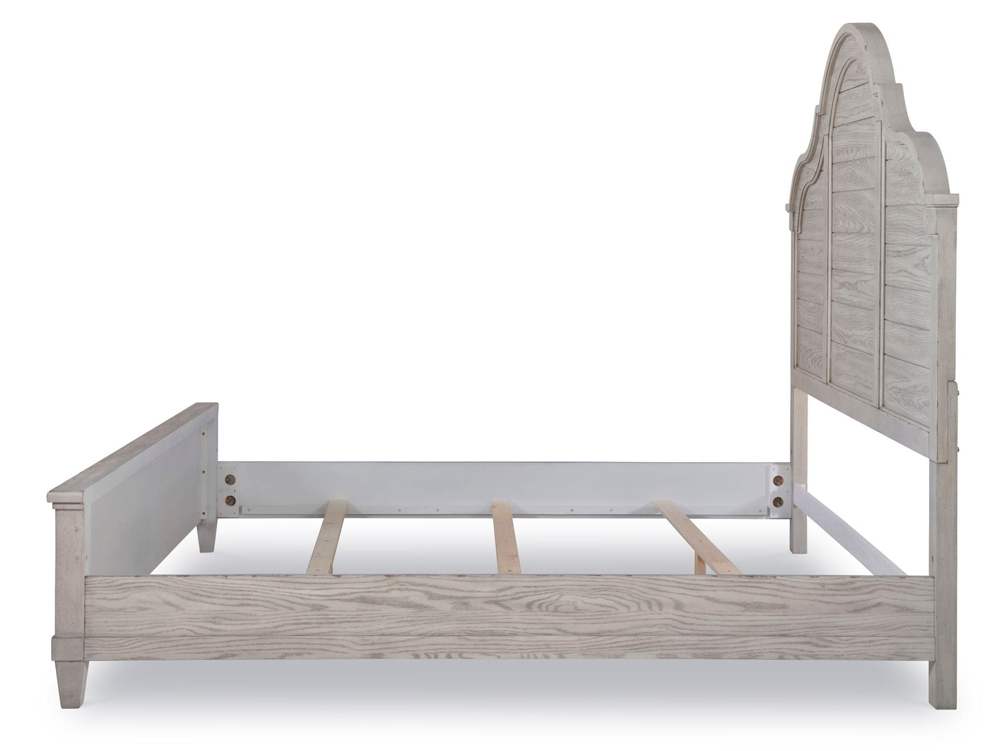 Belhaven - California King Rails - Pearl Silver