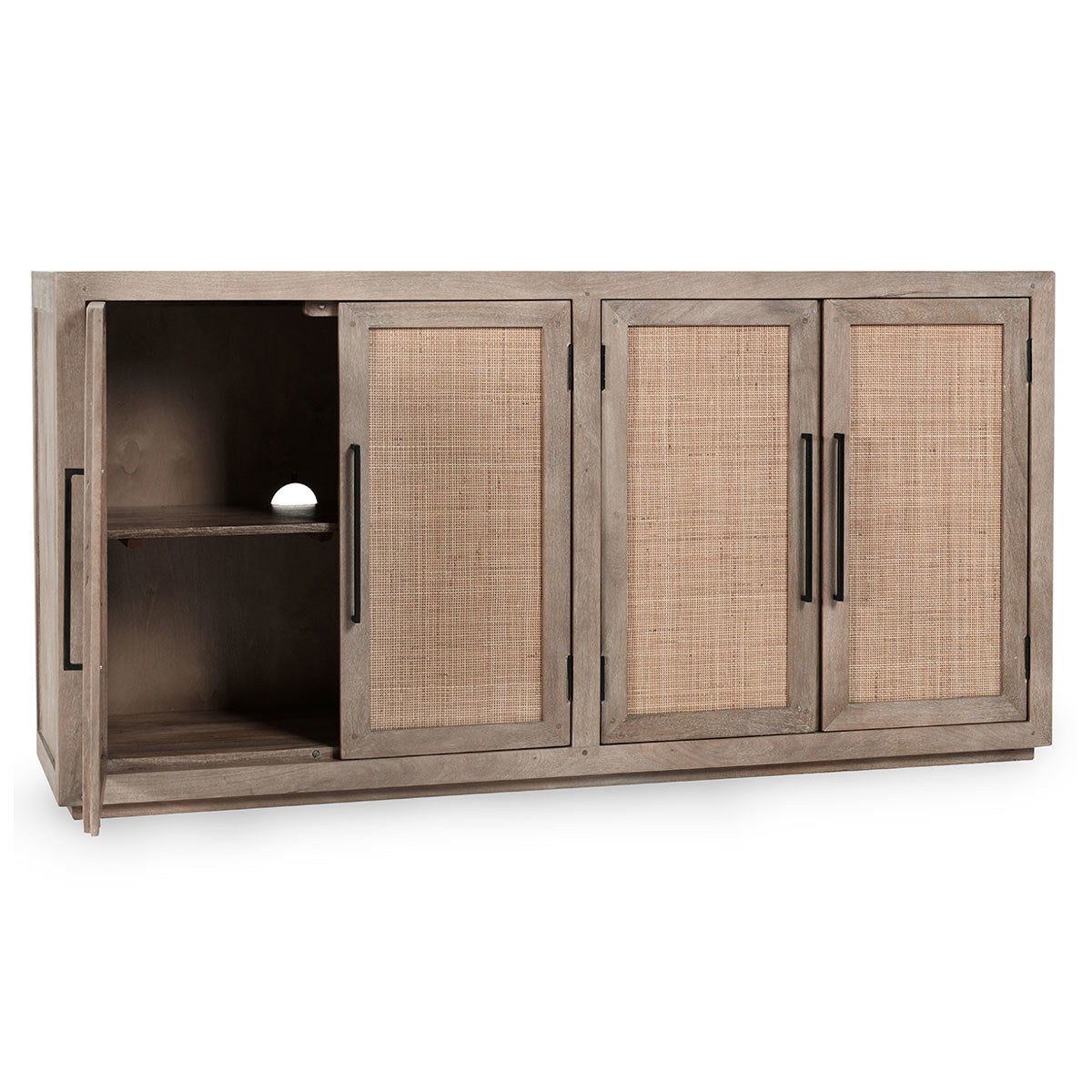 Jensen - 4 Door Cabinet - Taupe